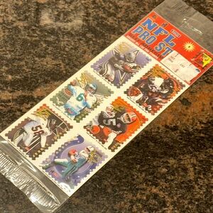 Vintage NFL Pro football stamps 1995 Emmitt Smith Reggie brooks Dante Jones